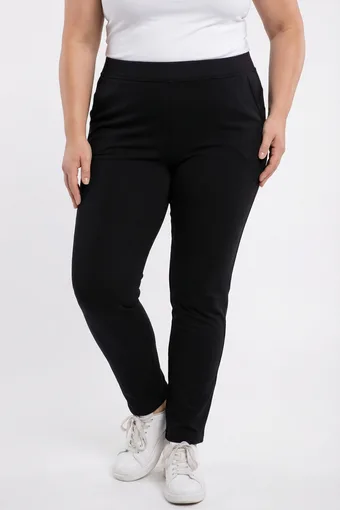 pantaloni da tuta neri con tasche