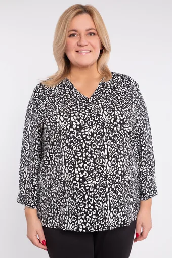 camicetta bianca e nera