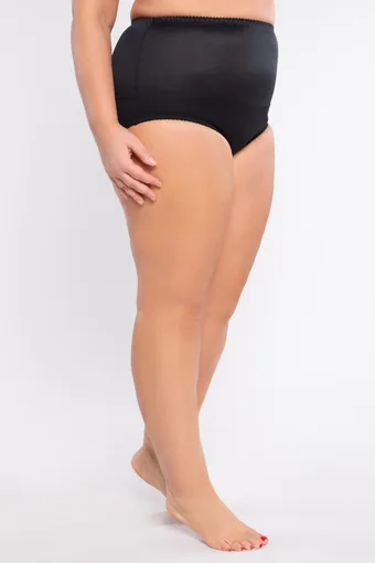 slip modellanti nere a vita alta