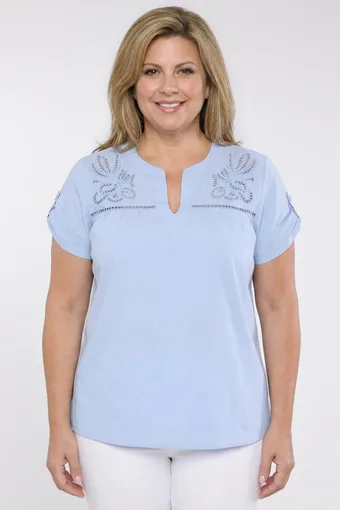 camicetta blu