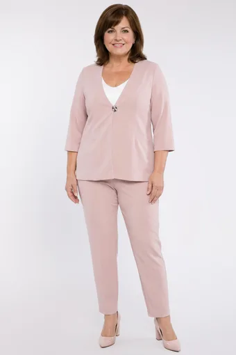 Completo elegante rosa cipria