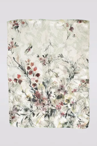 Sciarpa a foglia beige