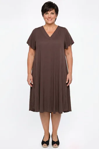 vestito marrone