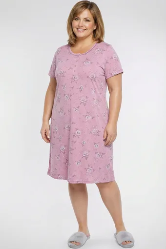 camicia da notte rosa viola chiaro