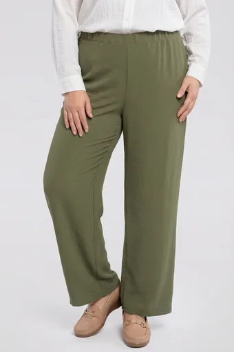 pantaloni skinny color kaki