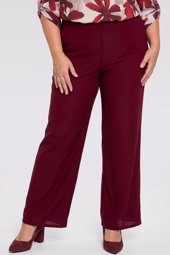 Pantaloni eleganti bordeaux
