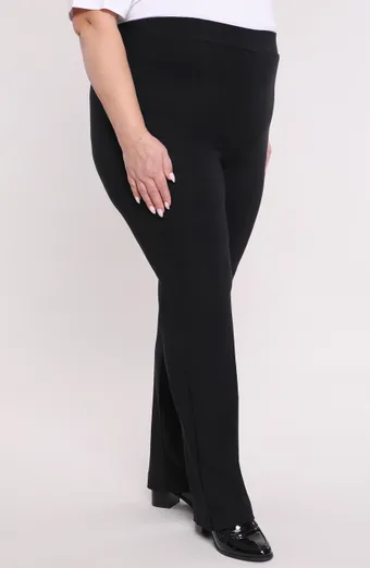 Pantaloni neri a vita molto alta