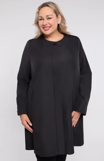 Elegante cappotto nero