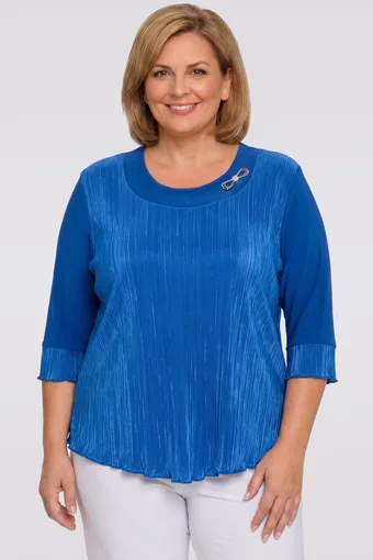 blusa da cerimonia con pieghe
