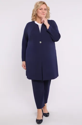 Completo blu navy con bottone