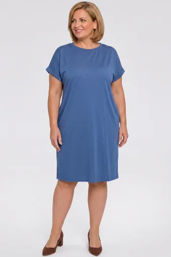 Semplice abito blu scuro