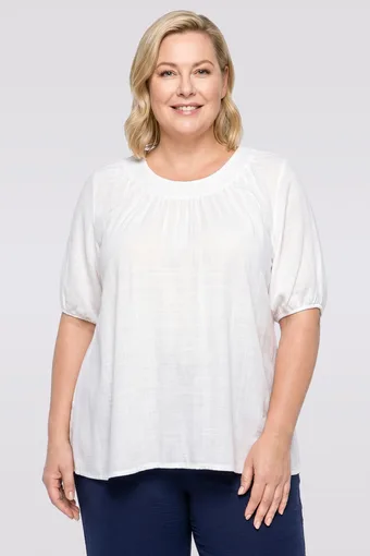 camicetta bianca in cotone