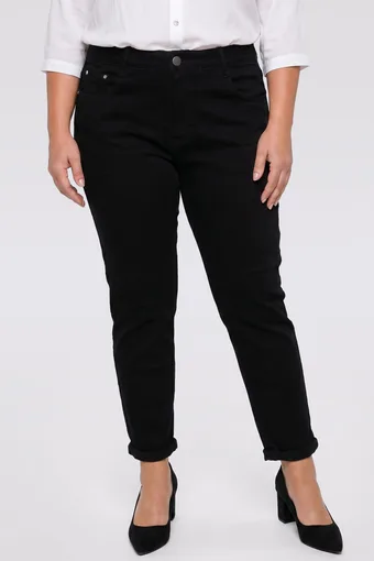 Pantaloni classici in denim nero
