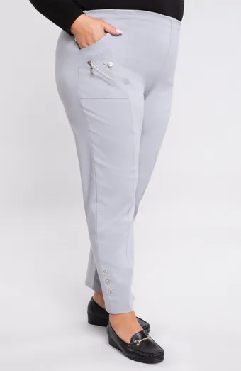 Pantaloni lunghi grigi con tasche