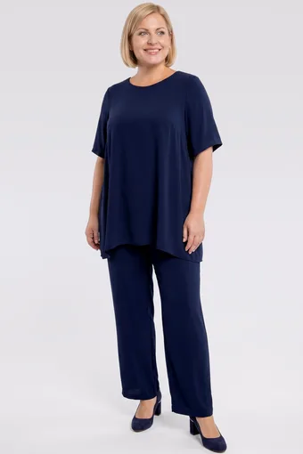 coordinato elegante blu navy