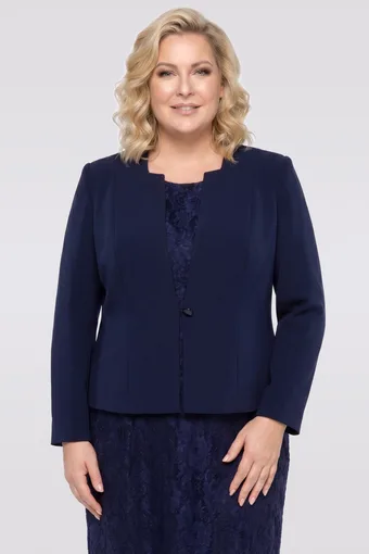 blazer blu navy con bottoni
