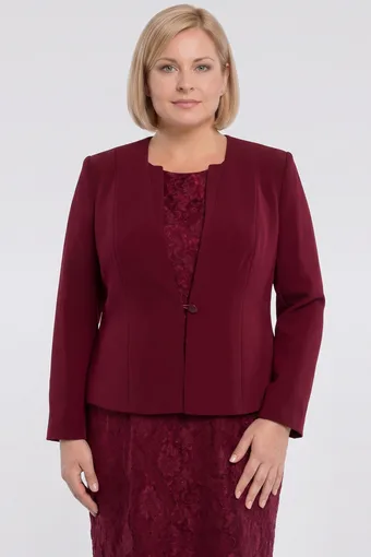 blazer bordeaux con bottoni