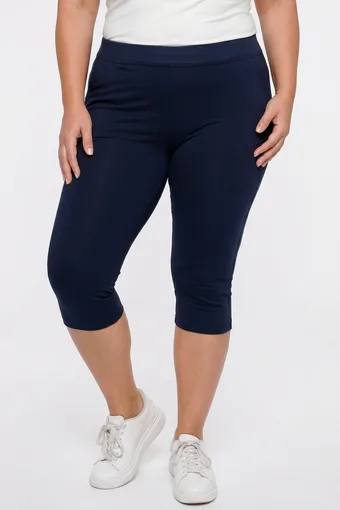 Pantaloni della tuta blu navy, lunghi fino al ginocchio