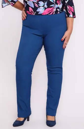 lunghi pantaloni dritti blu