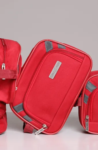 Borsa cosmetica rossa