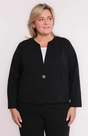 Elegante giacca nera