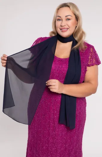 sciarpa blu navy