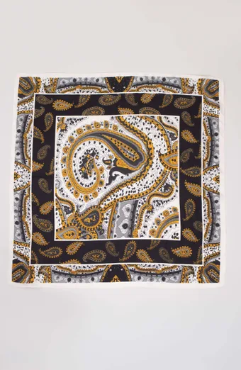 Foulard a fantasia gialla