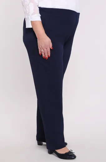 Pantaloni blu navy con tasche