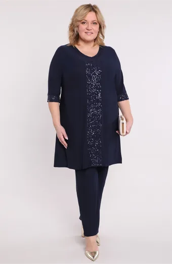 Set di paillettes blu navy