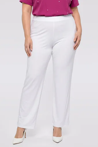 Pantaloni eleganti bianchi