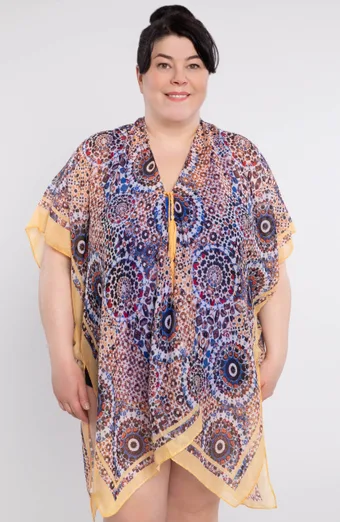 Poncho colorato