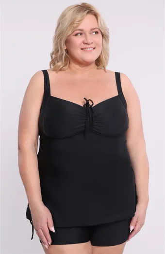 costume da bagno nero a due pezzi