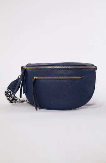 borsa blu navy