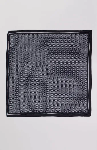 foulard bianca e nera