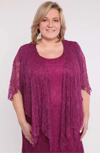 Bolero rosa scintillante