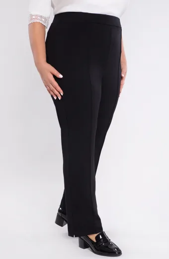 Pantaloni dritti neri semplici