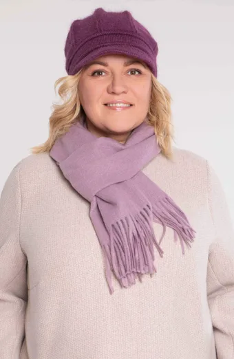 Cappellino da baseball viola scuro