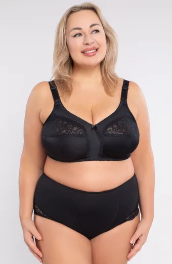 Reggiseno nero senza ferretto