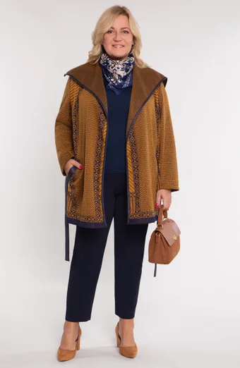 Cardigan con cintura