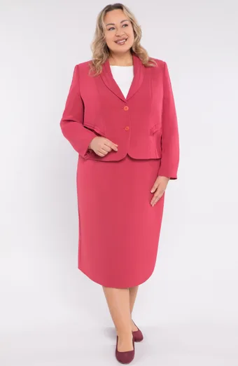 Abito rosa con colletto