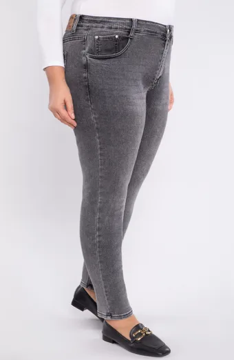 jeans slim fit grigio scuro
