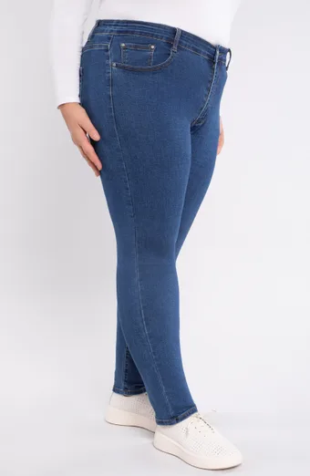 jeans blu slim-leg