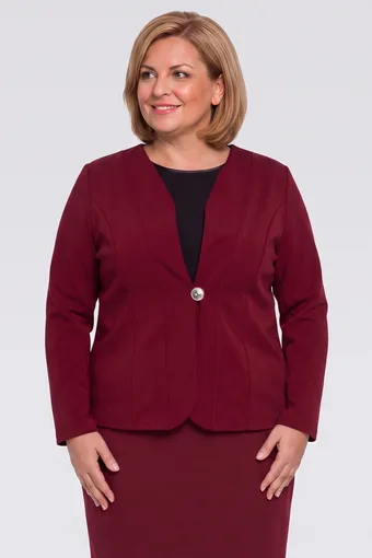 blazer elegante bordeaux