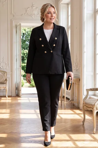 blazer nera formale