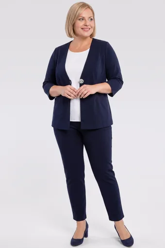 Completo elegante blu navy