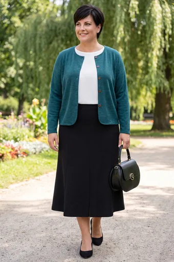 maglione verde scuro