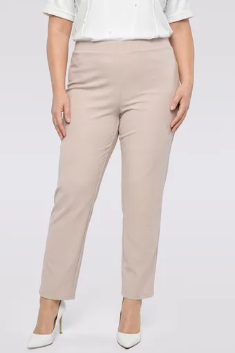 Pantaloni eleganti color sabbia e beige