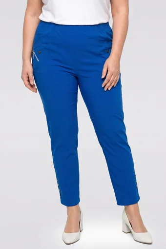 Pantaloni blu con tasche
