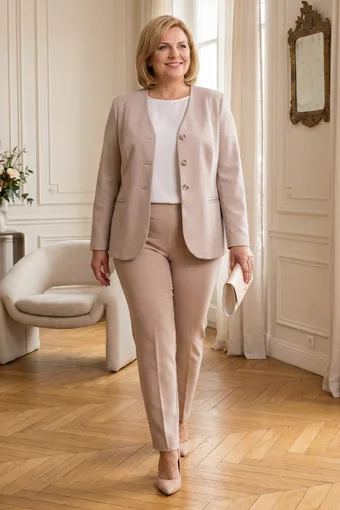 blazer beige classica