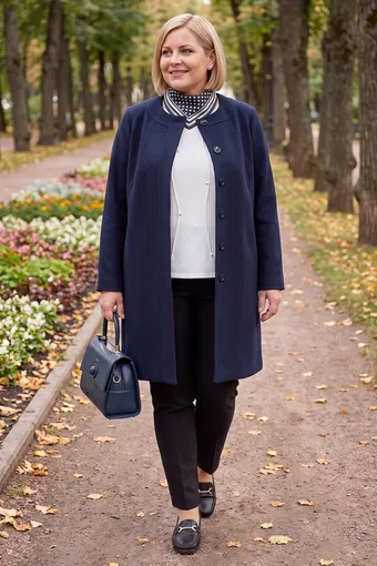 cappotto blu scuro